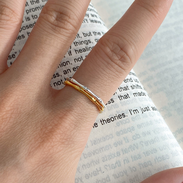 A43399 s925 sterling silver dainty ring