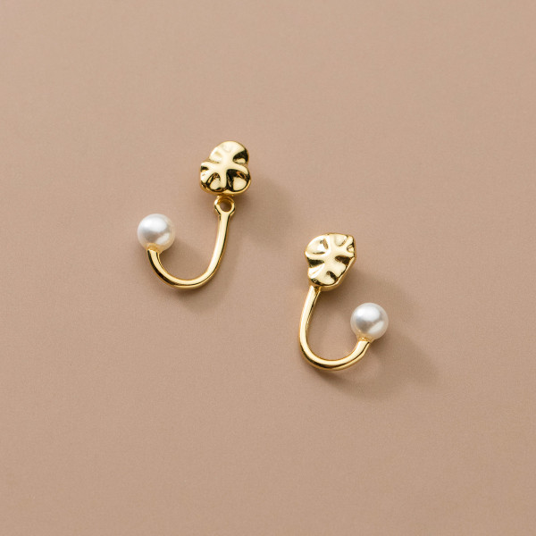 A35500 s925 sterling silver irregular earrings