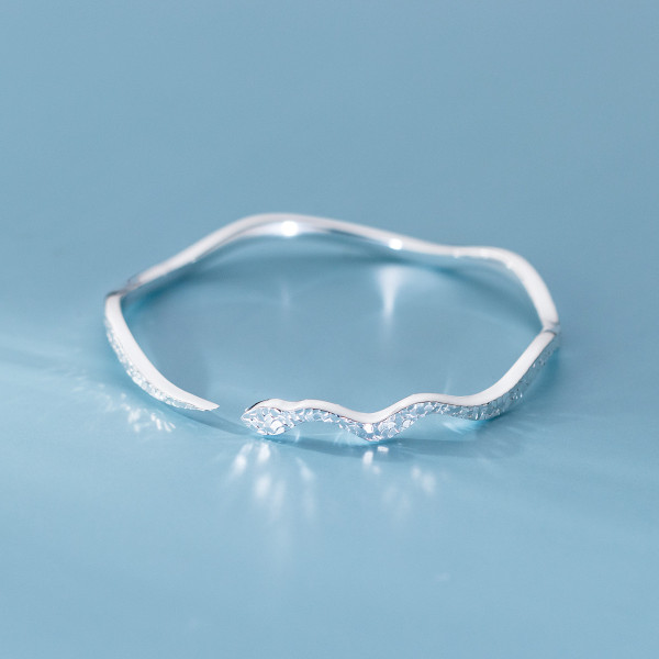 A45288 silver trendy sweet serpent bangle bracelet