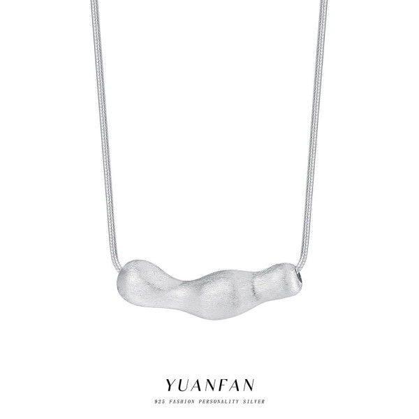 A43424 s925 sterling silver design unique geometric pendant necklace
