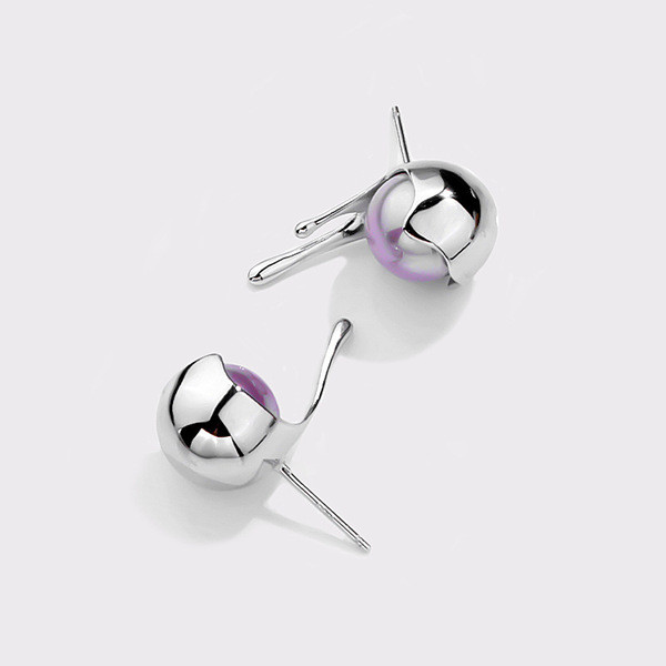A34642 s925 sterling silver fashion unique irregular pearl earrings
