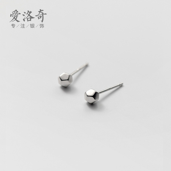 A32328 s925 sterling silver trendy geometric earrings