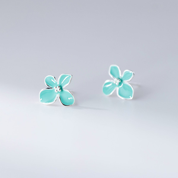 A45792 s925 sterling silver trendy sweet stud earrings