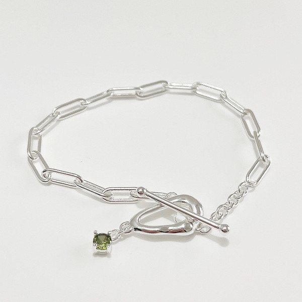 A32928 925 sterling silver irregular fashion bracelet