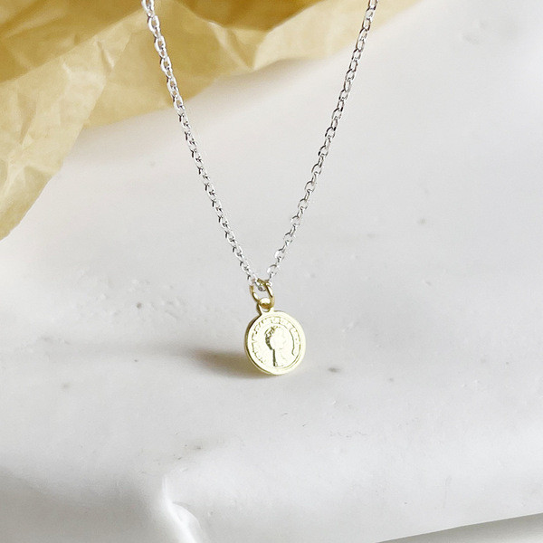 A33079 simple 925 sterling silver necklace
