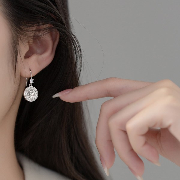 A38269 s925 sterling silver grade elegant unique earrings