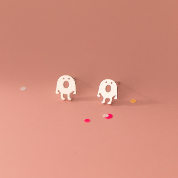 A36364 s925 sterling silver cute earrings