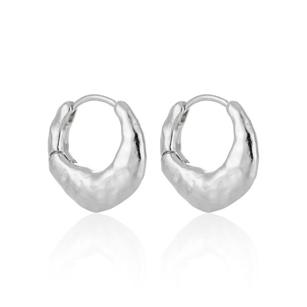A44228 s925 sterling silver simple elegant earrings