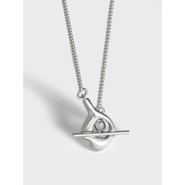 A32968 design simple beadTOs925 sterling silver necklace