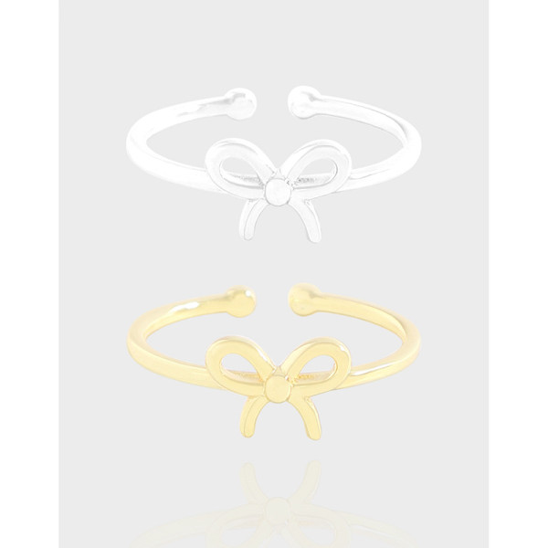A41150 butterfly adjustable sterling silver s925 ring