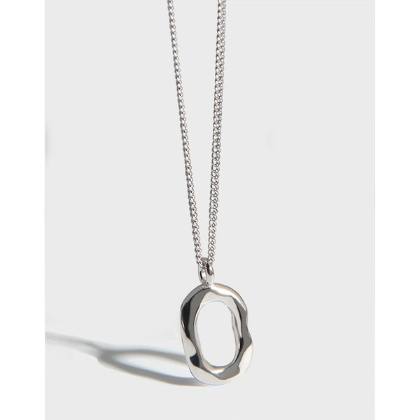 A34184 design geometric wrinkled quality necklace