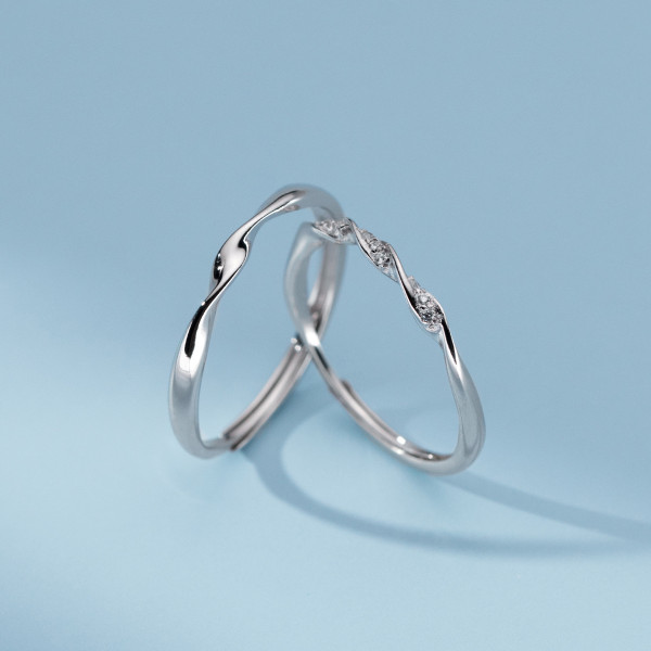 A39805 s925 sterling silver rhinestone design elegant ring