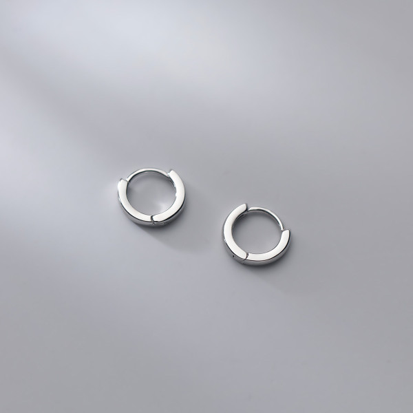 A35616 s925 sterling silver simple cute small trendy fashion chic earrings