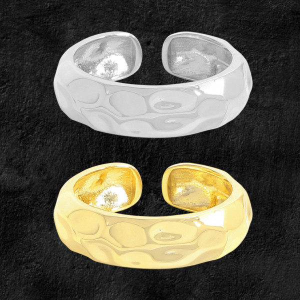 A45092 adjustable sterling silver s925 ring