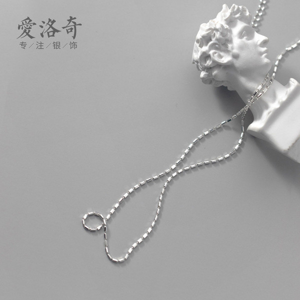 A33038 s925 sterling silver chain necklace
