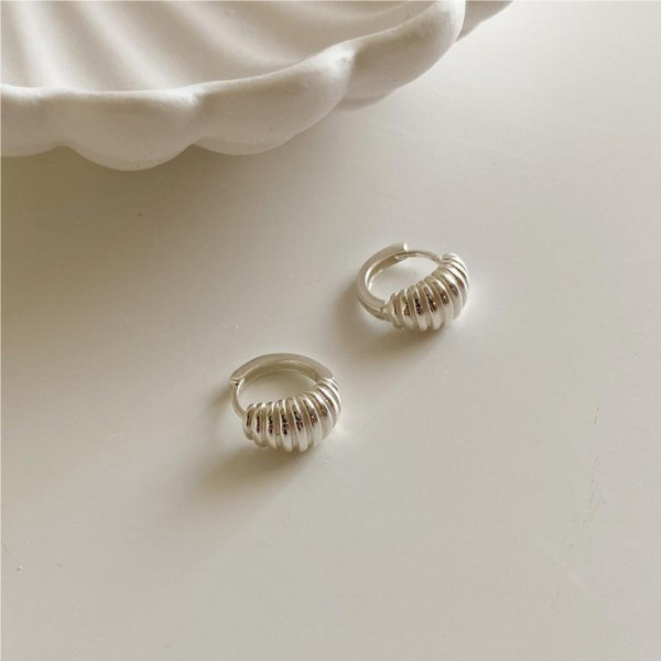 A37360 sterling silver stud simple fashion earrings earrings