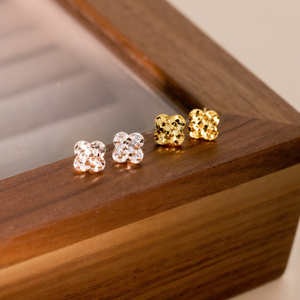 A42712 s925 sterling silver stud sweet earrings