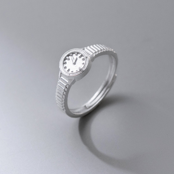 A41852 silver unique fashion simple ring