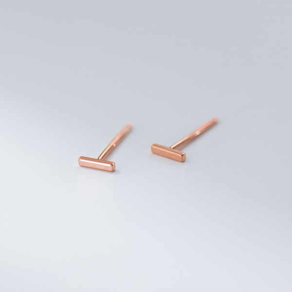 A46410 s925 sterling silver simple fashion stud earrings