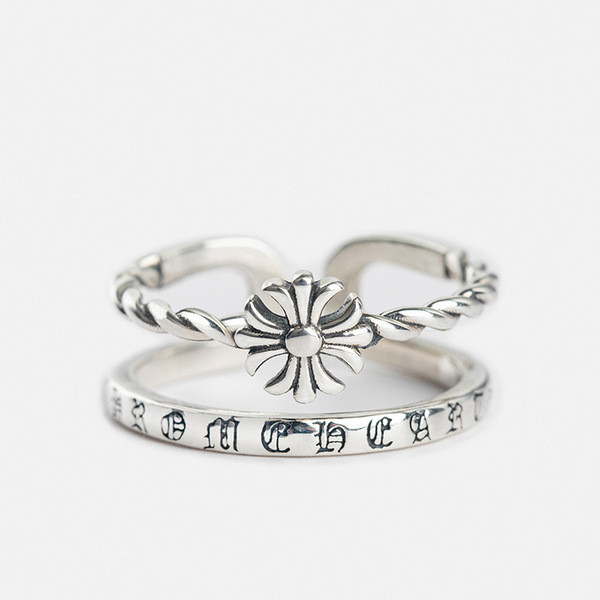 A33453 s925 sterling silver vintage thai silver simple fashion adjustable silver ring