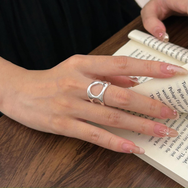A43725 sterling silver unique fashion vintage ring