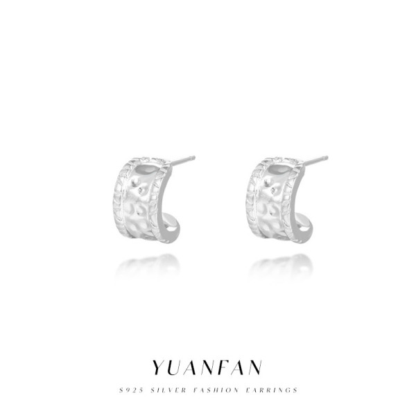 A43418 s925 sterling silver design quality stud unique earrings