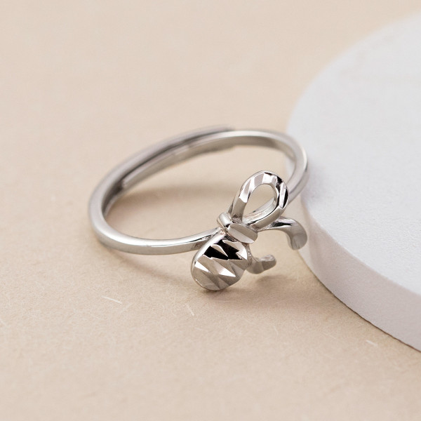 A39808 s925 sterling silver butterfly design sweet ring