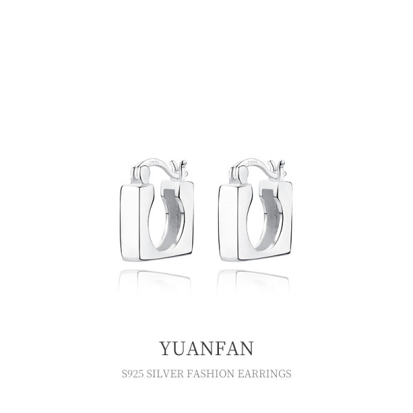 A35684 s925 sterling silver simple fashion dangle earrings