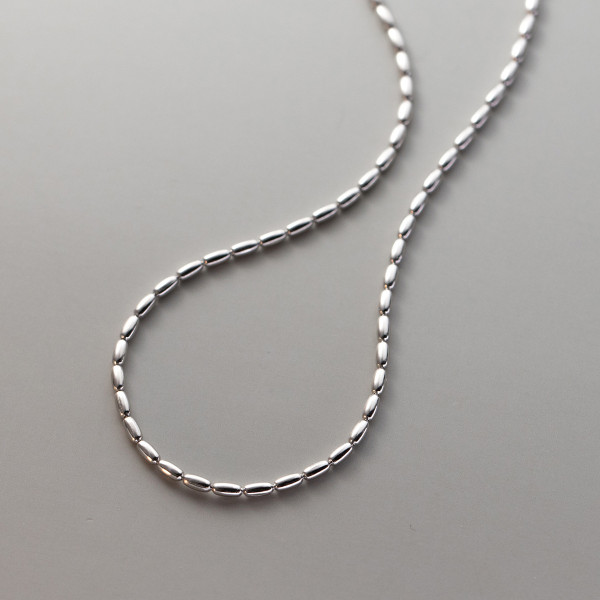 A40737 s925 sterling silver trendy simple elegant unique necklace
