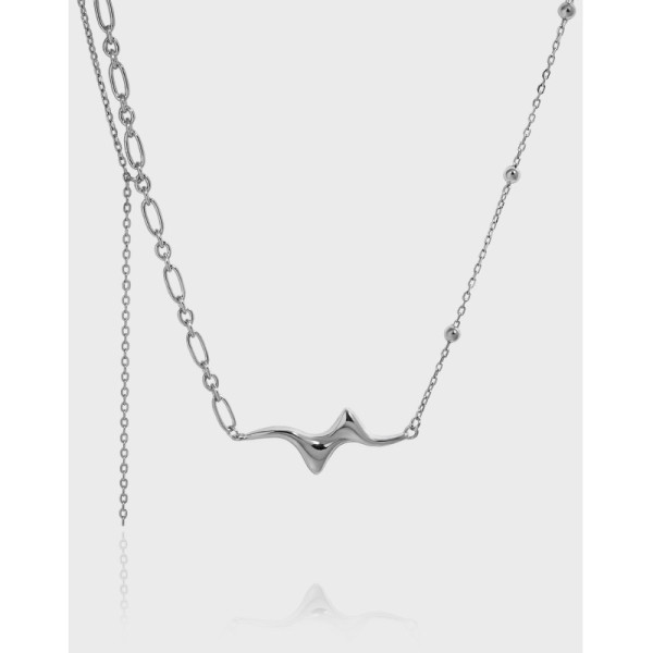 A36776 design minimalist qualitys925 sterling silver necklace