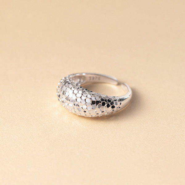 A45221 s925 sterling silver trendy sweet ring
