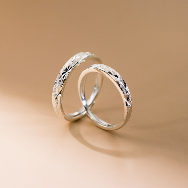 A43255 s925 silver fashion simple starts design ring
