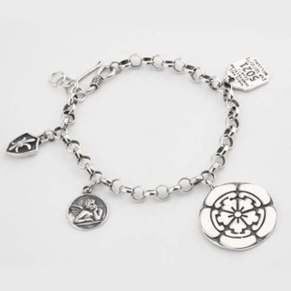 A32920 s925 sterling silver handmade vintage fashion silver trendy fashion chic bracelet