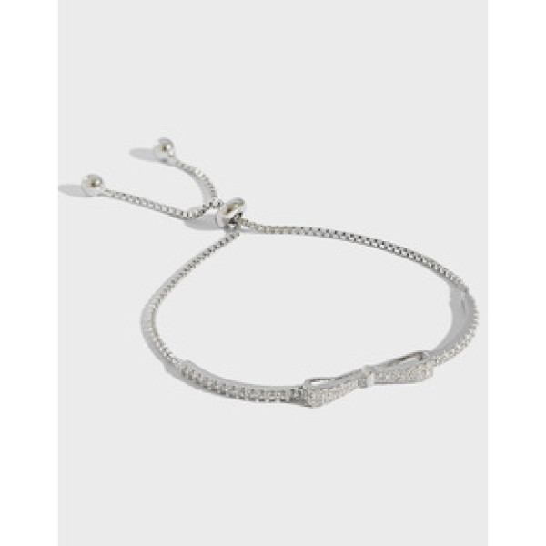 Wholesale Fashion 925Sterling Solid Silver Jewelry Dog Tag Charm Bracelet H271 