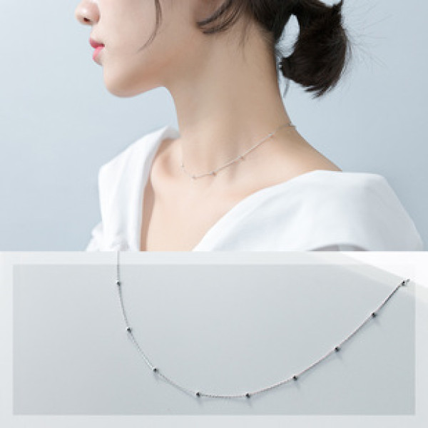 A37280 s925 sterling silver simple fashionnecklace