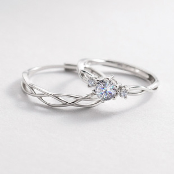 A41490 s925 sterling silver rhinestone bar elegant ring