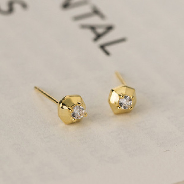 A37324 s925 sterling silver stud rhinestone earrings earrings