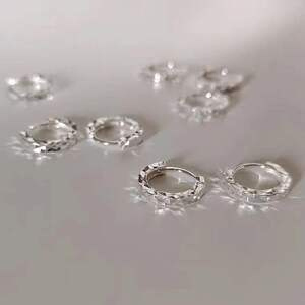 A44623 s925 sterling silver simple cute stud earrings