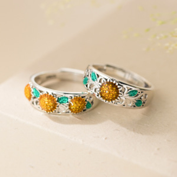 A46256 s925 sterling silver sweet thai hollowed ring