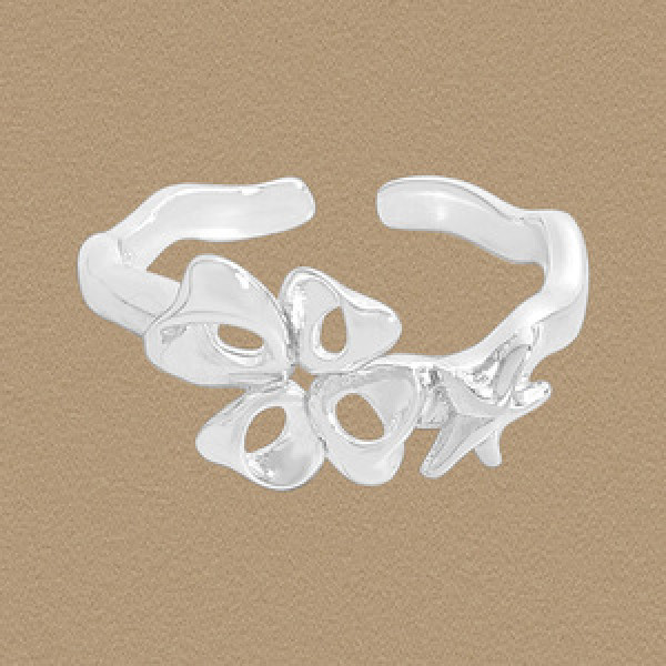 A45474 heart stars sterling silver s925 ring