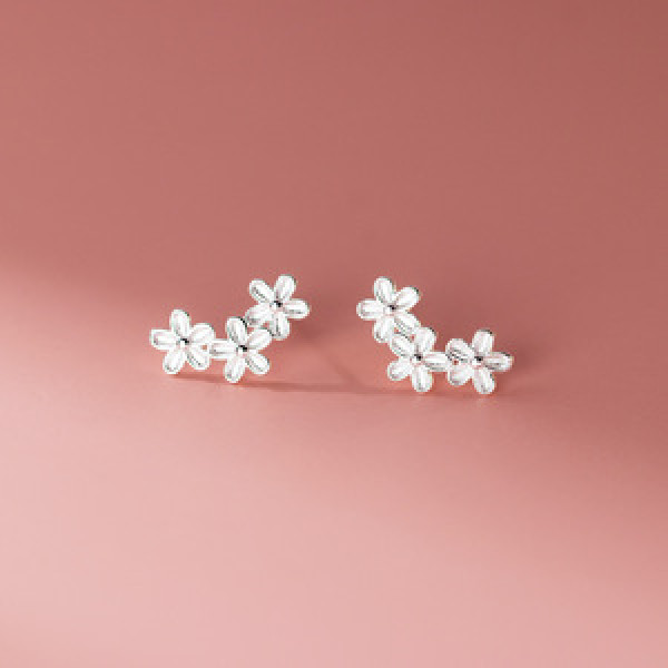 A43750 s925 sterling silver trendy sweet stud earrings