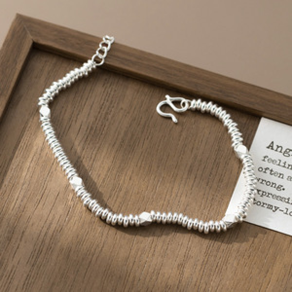 A45817 silver trendy sweet dainty charm bracelet