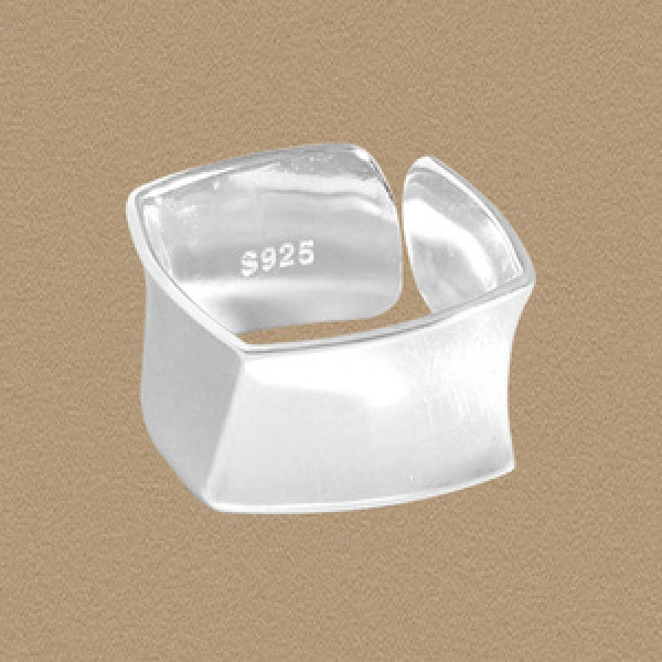 A44289 double wide sterling silver s925 ring