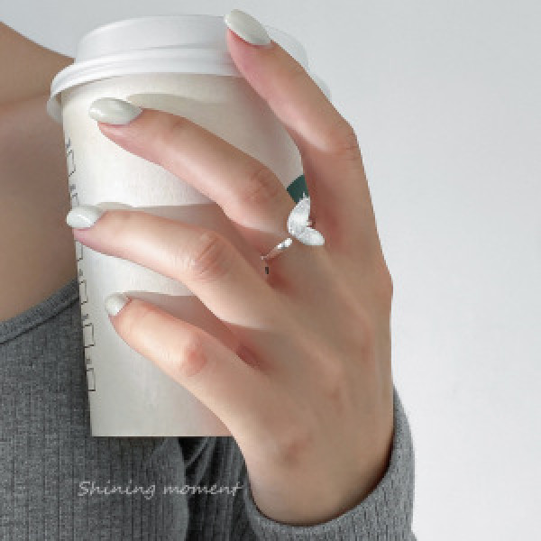 A46238 s925 sterling silver simple elegant ring
