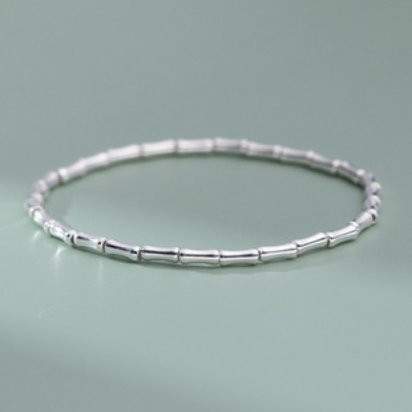 A40248 s925 sterling silver simple charm design elegant bracelet