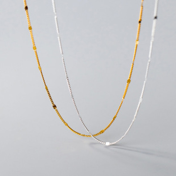 A38239 s925 sterling silver trendy elegant design necklace