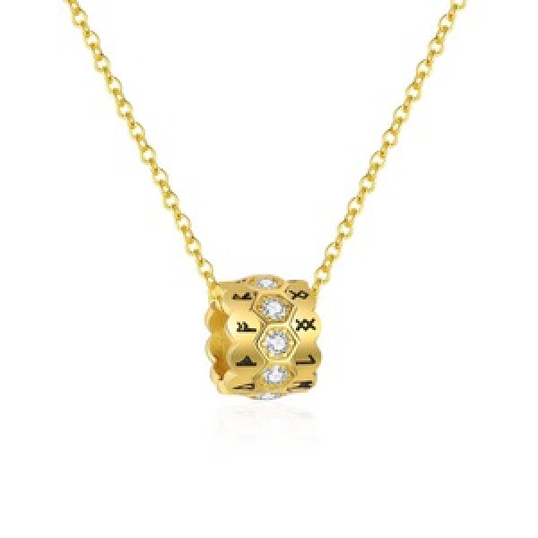 A45864 s925 sterling silver grade simple necklace