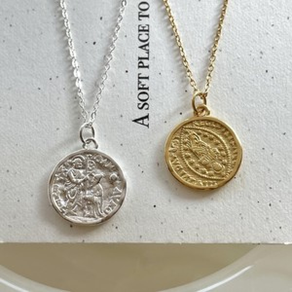 A44324 trendy sterling silver simple necklace