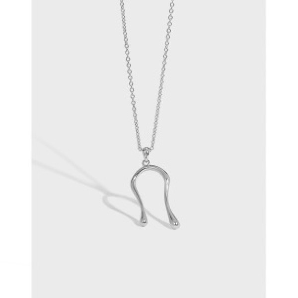 A37271 design minimalistU qualitys925 sterling silver necklace