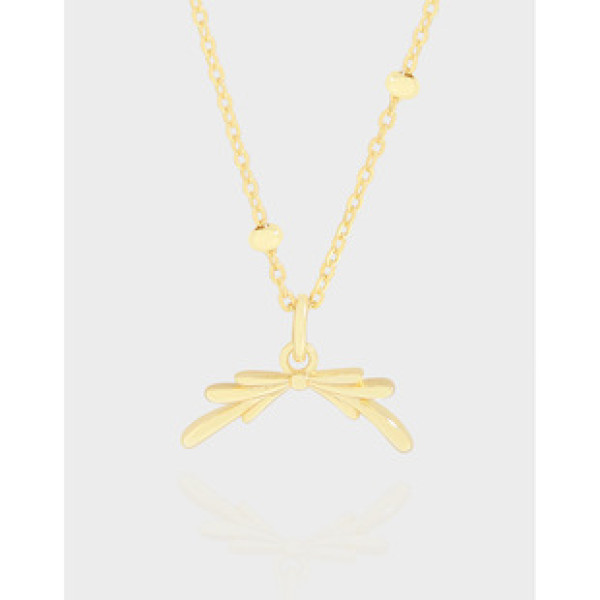 A42417 design butterfly pendant sterling silver s925 necklace